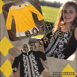 2 women’s XS shirts from Target